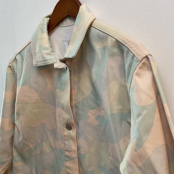 NWT Zara Printed Denim Nordic Jacket, Size 11-12 - Picture 9 of 15